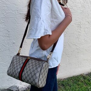 (34) GUCCI 80s 2-Way Crossbody